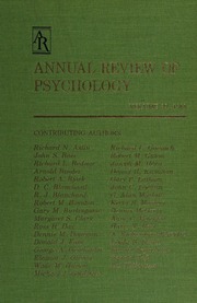 Cover of edition annualreviewofps0039unse