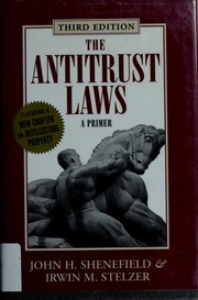 Cover of edition antitrustlawspri00shen