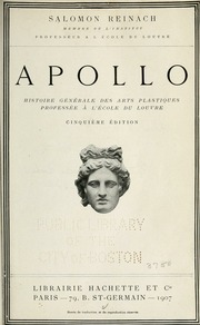 Cover of edition apollohistoireg00rein