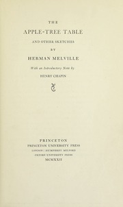 Cover of edition appletreetableot0000melv