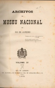Archivos do Museu Nacional   Vol 4