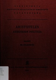 Cover of edition aristotelesathen0000aris