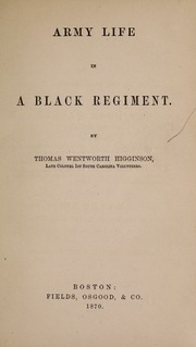 Cover of edition armylifeinblackr00higg_0
