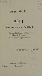 Cover of edition artconversations0000rodi