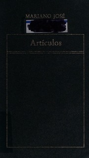 Cover of edition articulos0000larr