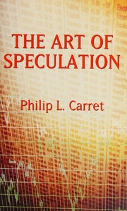 Cover of edition artofspeculation0000carr_x7y1