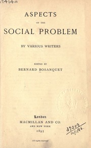 Cover of edition aspectsofsocialp00bosauoft