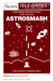 Super Video Arcade Astrosmash [49 75229] (Mattel I...