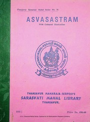 Asva Sastram With Coloured Illustrations Series No
