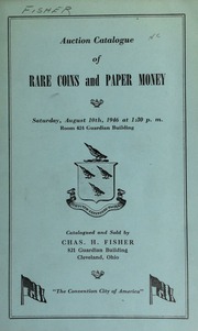 Auction catalogue of rare coins and paper money. [08/10/1946]