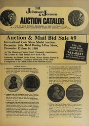 Auction & Mail Bid Sale #9: International Coin Show Medal Auction