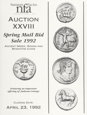 Mail Bid Sale: Spring 1992