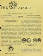 The Augur, Vol. 2, No. 9 (20)