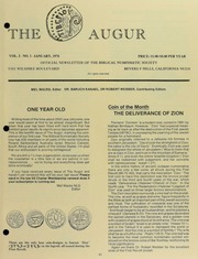 The Augur, Vol. 2, No. 1