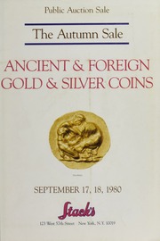 The Autumn Sale: Ancient & Foreign, Gold & Silver Coins