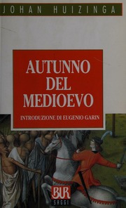 Cover of edition autunnodelmedioe0000huiz