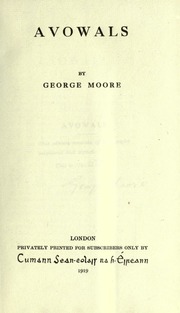 Cover of edition avowalsmooregeor00moorrich
