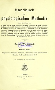 Handbuch der physiologischen Methodik (v.3 pt.6)