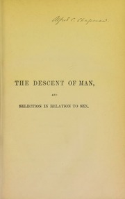The descent of man and selection in relation to sex