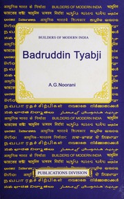 Cover of: Badruddin Tyabji