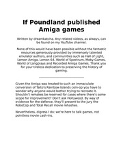 If Poundland published Amiga games
