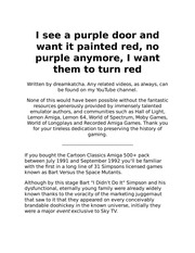 I see a purple door and want it painted red, no pu