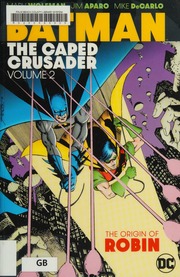 Cover of edition batmancapedcrusa0002star