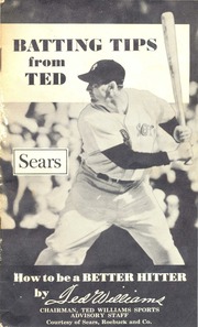 Batting Tips From Ted (Sears Roebuck, 1967)