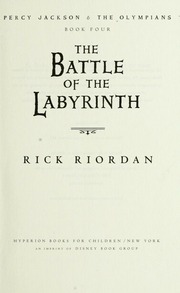 Cover of edition battleoflabyrint00rior
