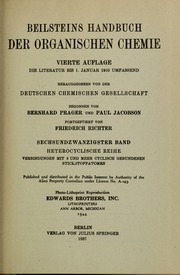 Cover of edition beilsteinshandbu26beil
