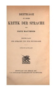 Cover of edition beitrgezueinerk00mautgoog