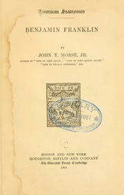 Cover of edition benjaminfranklin01mors