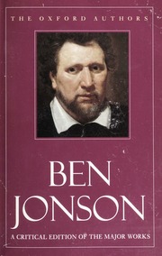 Cover of edition benjonson00jons_0