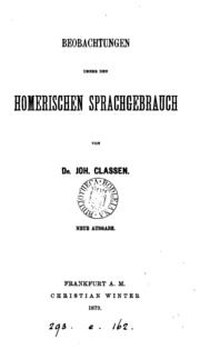 Cover of edition beobachtungenbe00clasgoog