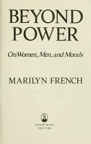 Cover of edition beyondpoweronwom00fren