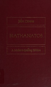 Cover of edition biathanatos0000donn