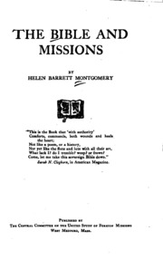 Cover of edition bibleandmission00montgoog