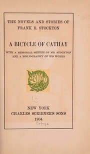 Cover of edition bicycleofcathayw00stoc