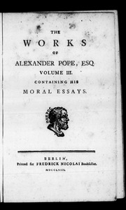 Cover of edition bim_eighteenth-century_works-1762-64-the-wo_pope-alexander-the-poe_1763_3