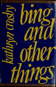 Cover of edition bingotherthings00cros
