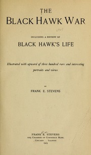 Cover of edition blackhawkwarincl00stev