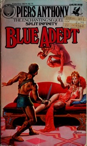 Cover of edition blueadept00anth