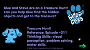 Blue's Clues - Blue's Treasure Hunt : Nick Jr. : Free Download, Borrow, and Streaming : Internet Archive