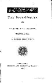 Cover of edition bookhunteretc00whitgoog