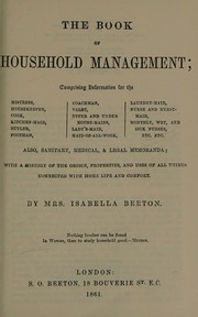 Cover of edition bookofhouseholdm0000beet