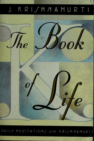 brake Too Thriller The book of life : Jiddu Krishnamurti : Free Download, Borrow, and  Streaming : Internet Archive