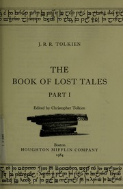 Cover of edition bookoflosttales00jrrt