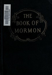 Cover of edition bookofmormonacco00bookuoft