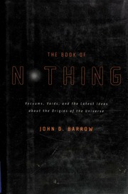 Cover of edition bookofnothingvac0000barr