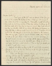 Letter from Campbell Morfit to James Curtis Booth, October 24, 1850